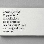 Mattias Jersild by BVD