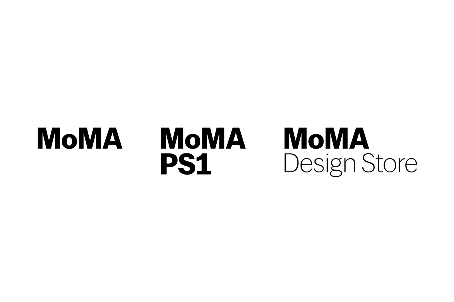 New graphic identity system designed by New York-based Order for MoMA