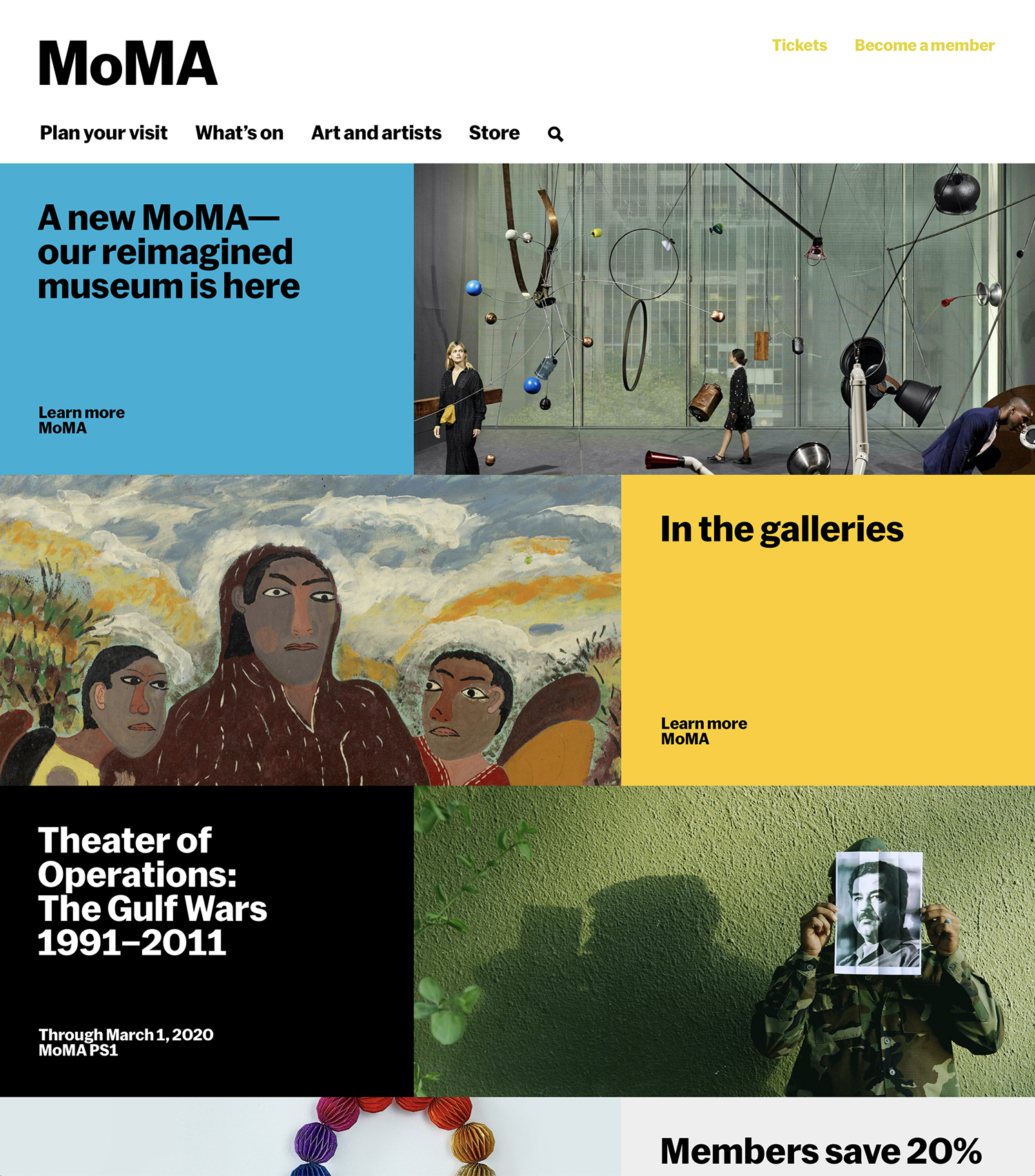 New graphic identity system designed by New York-based Order for MoMA