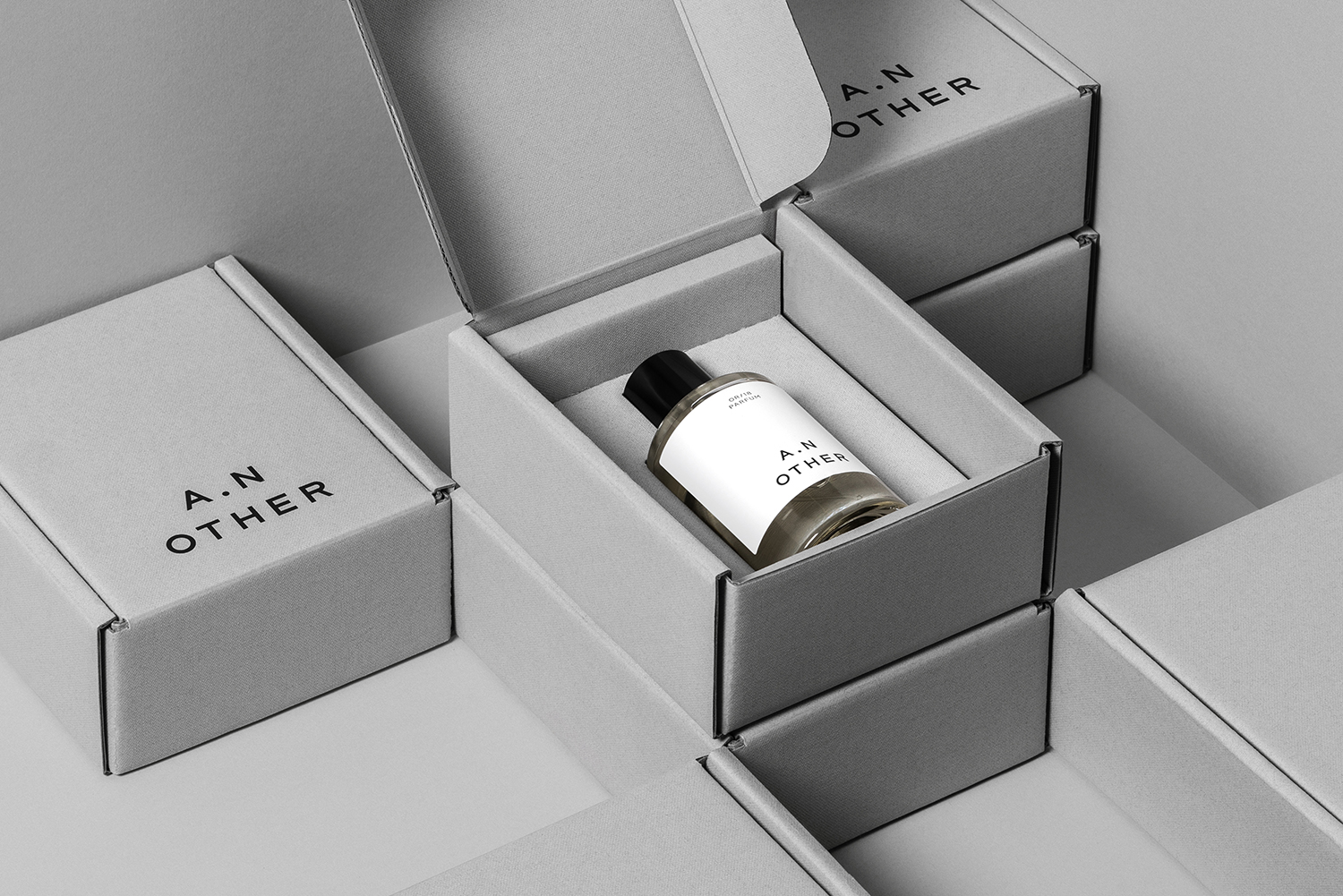 Luxury fragrance brand A.N Other – Branding and packaging by Socio Design, United King dom