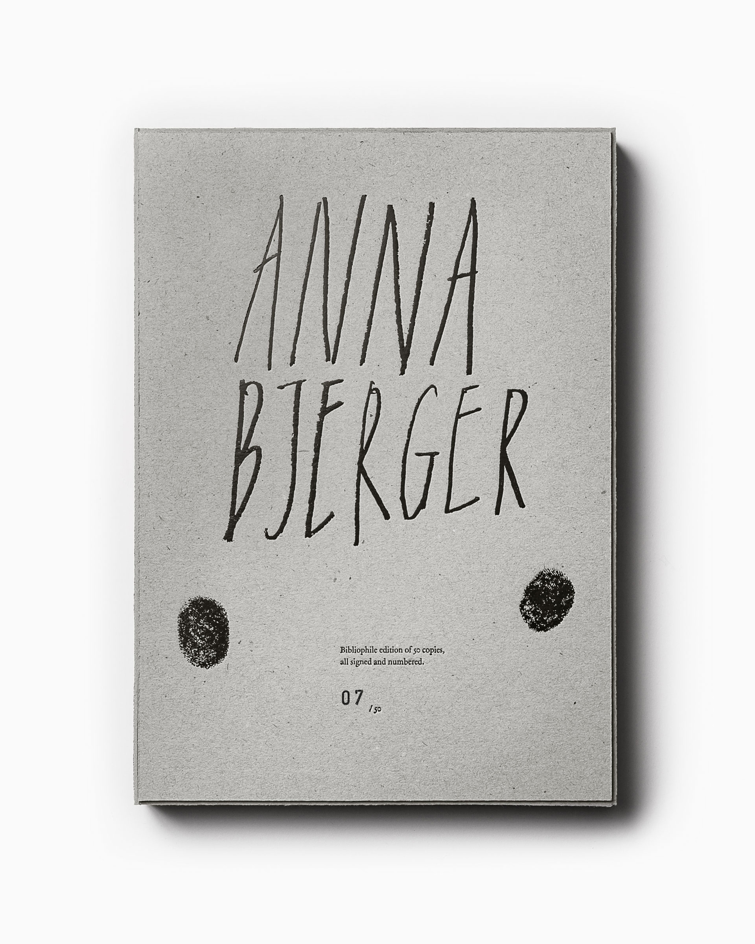 Black Block Foiling & Finger Prints – Anna Bjerger by Bedow, Sweden