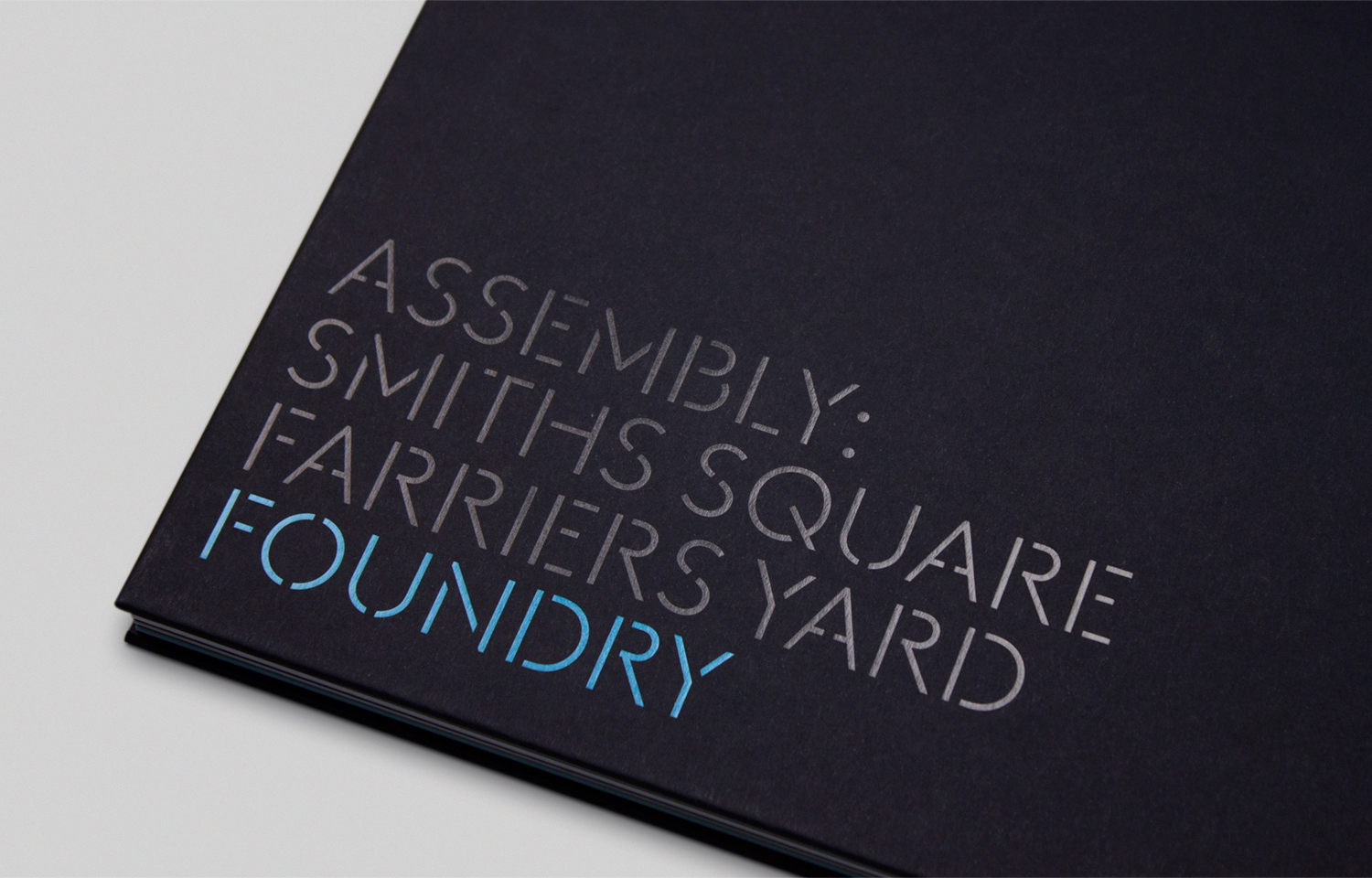 Branding for Hammersmith property development Assembly by Blast, United Kingdom