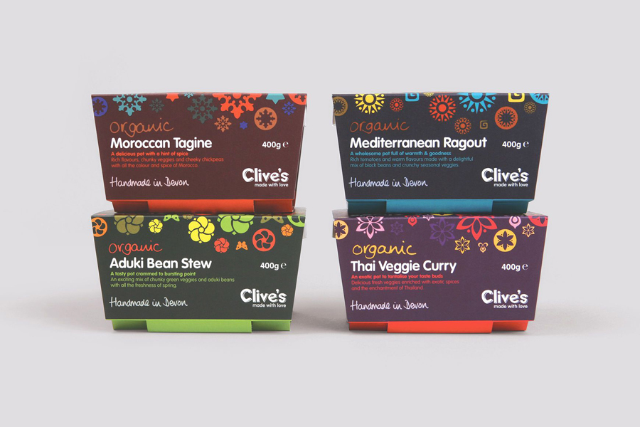 Packaging by Believe In for Clive's Pot Of range