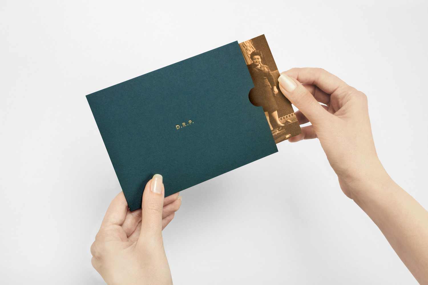 Brand identity and print with gold foil detail designed by London-based studio Two Times Elliott for Soho members bar Disrepute