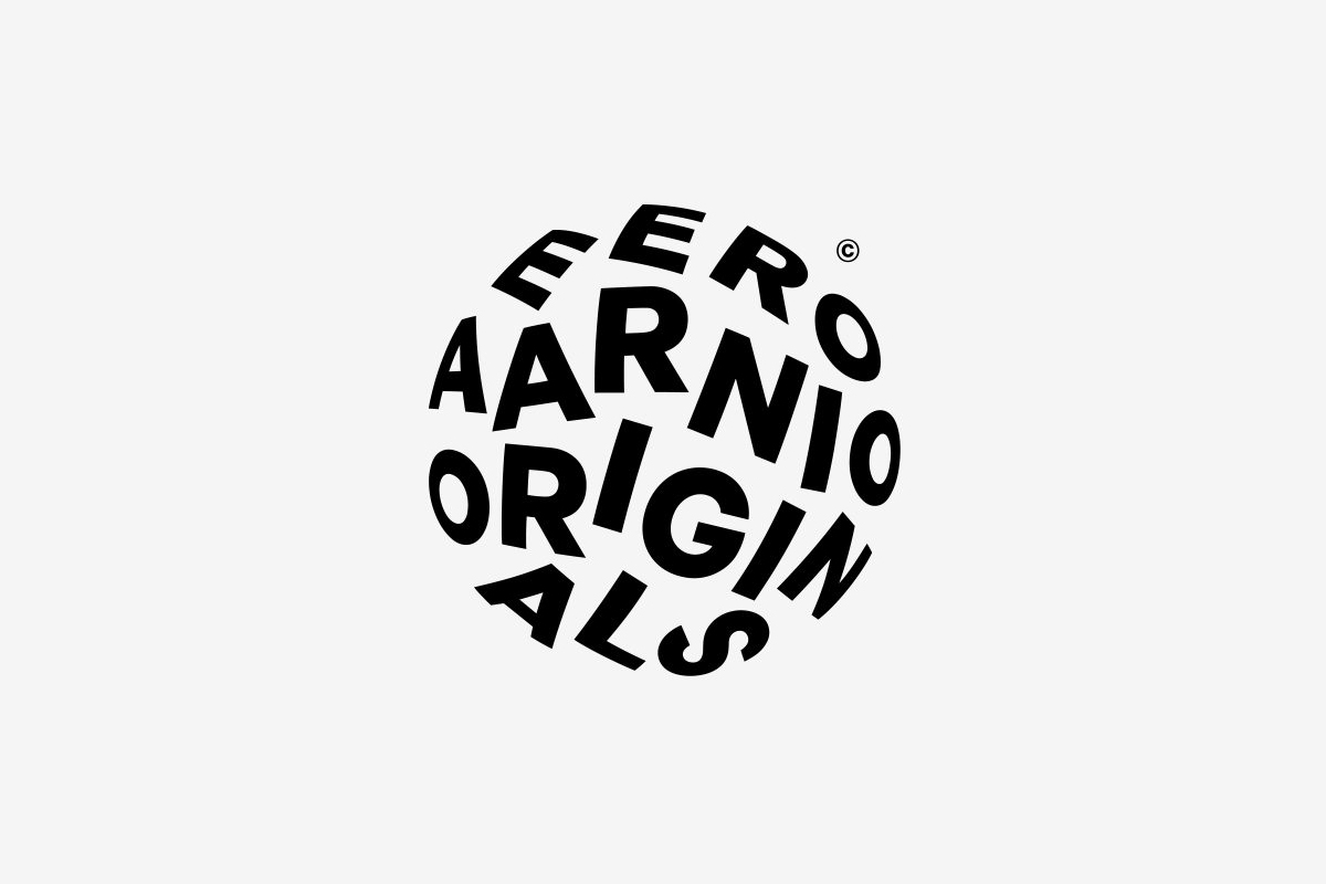 Eero Aarnio Originals logo designed by Bond, Finland