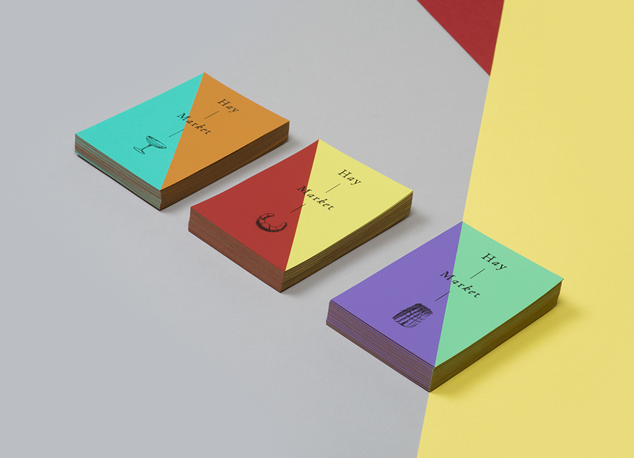 Print, stationery and identity for Hong Kong restaurant Hay Market designed by Foreign Policy