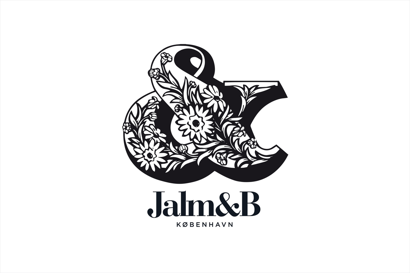 Logo for Danish bakery brand Jalm & B by Kontrapunkt