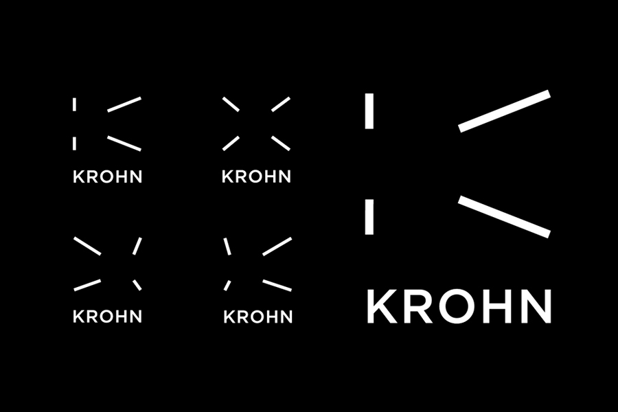 Logo for architecture studio Krohn designed by Commando Group.