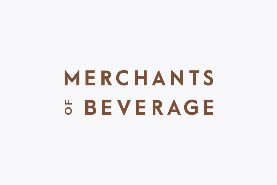Logotype set in Value by Manual for online wine and spirits gift service Merchants Of Beverage