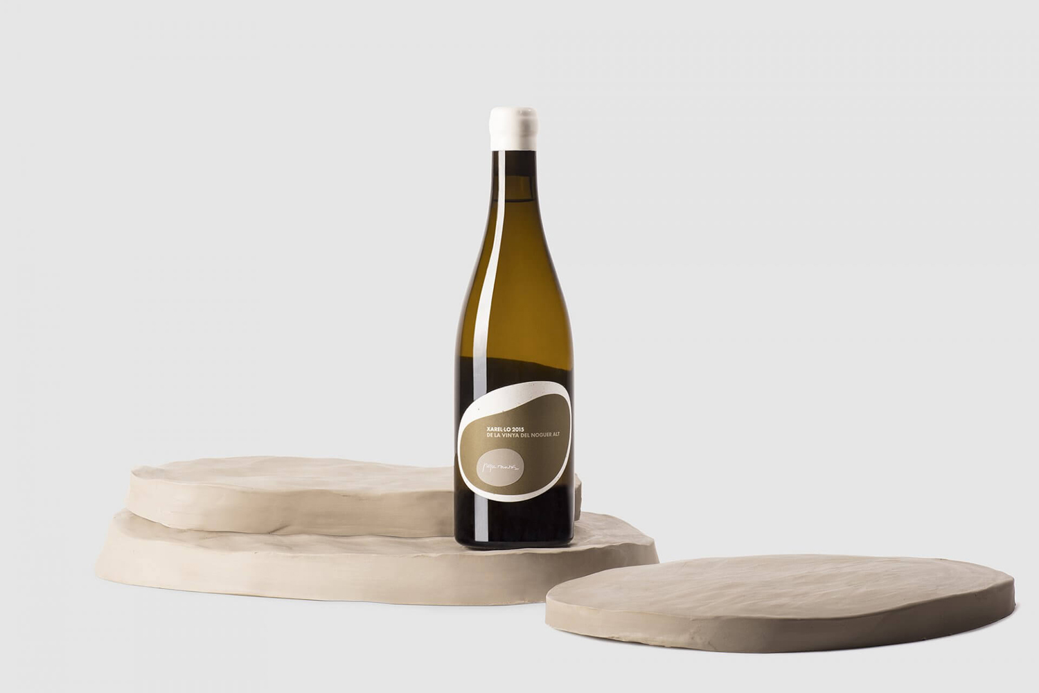 Packaging design by Mucho for natural wine range by Pepe Raventós
