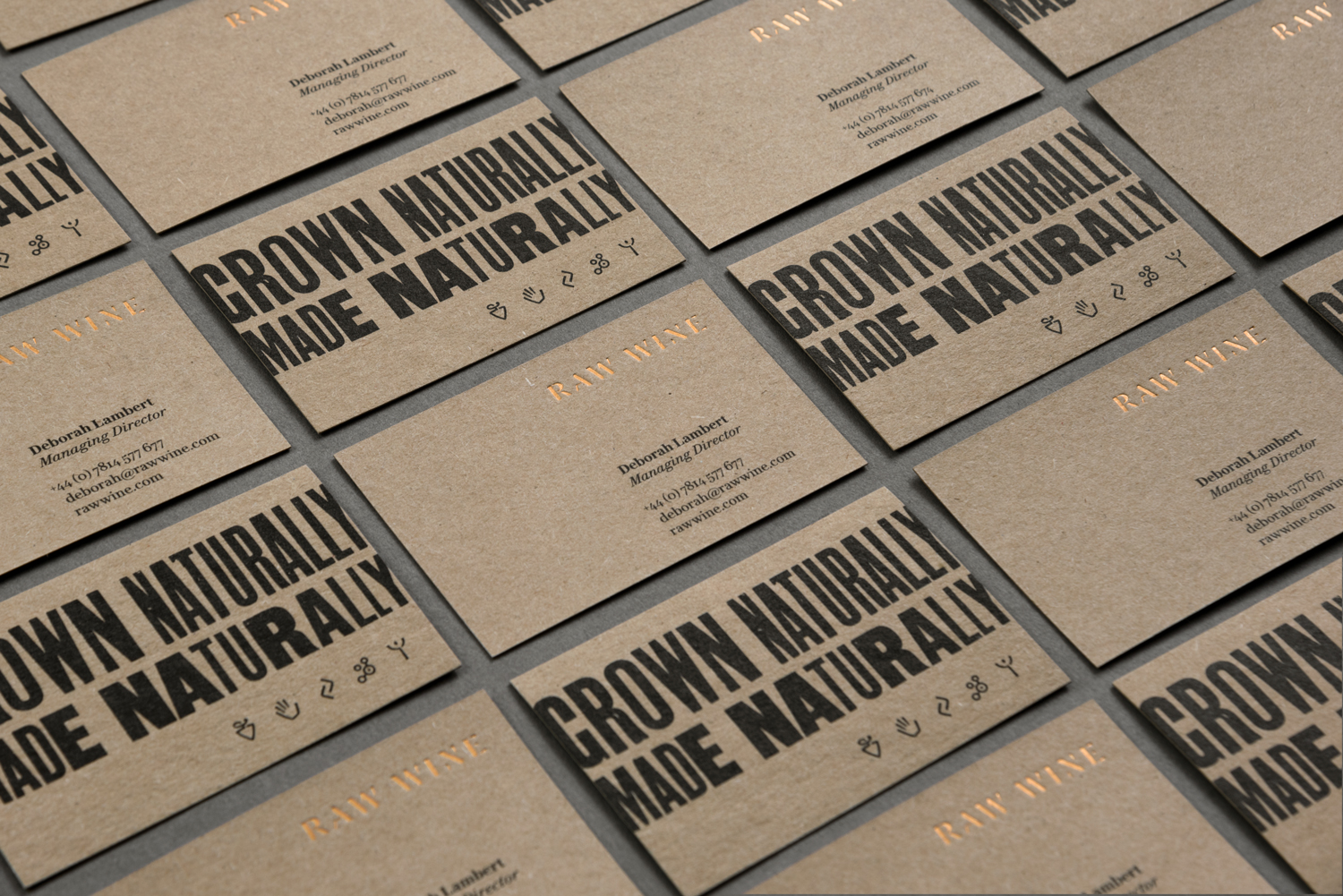 Wine Festival Branding – Raw Wine by The Counter Press, United Kingdom