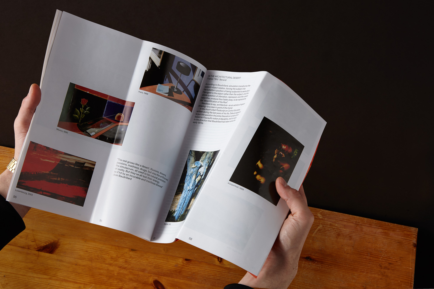 BP&O takes a hands on look at quarterly magazine Real Review designed by OK-RM created and edited by Jack Self