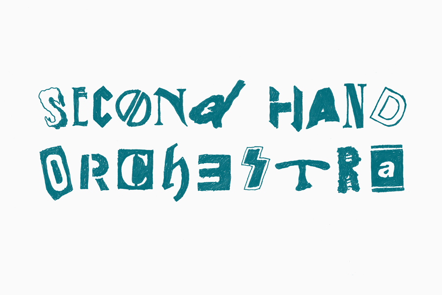 Logotype for Second Hand Orchestra by Stockholm based graphic design studio Bedow