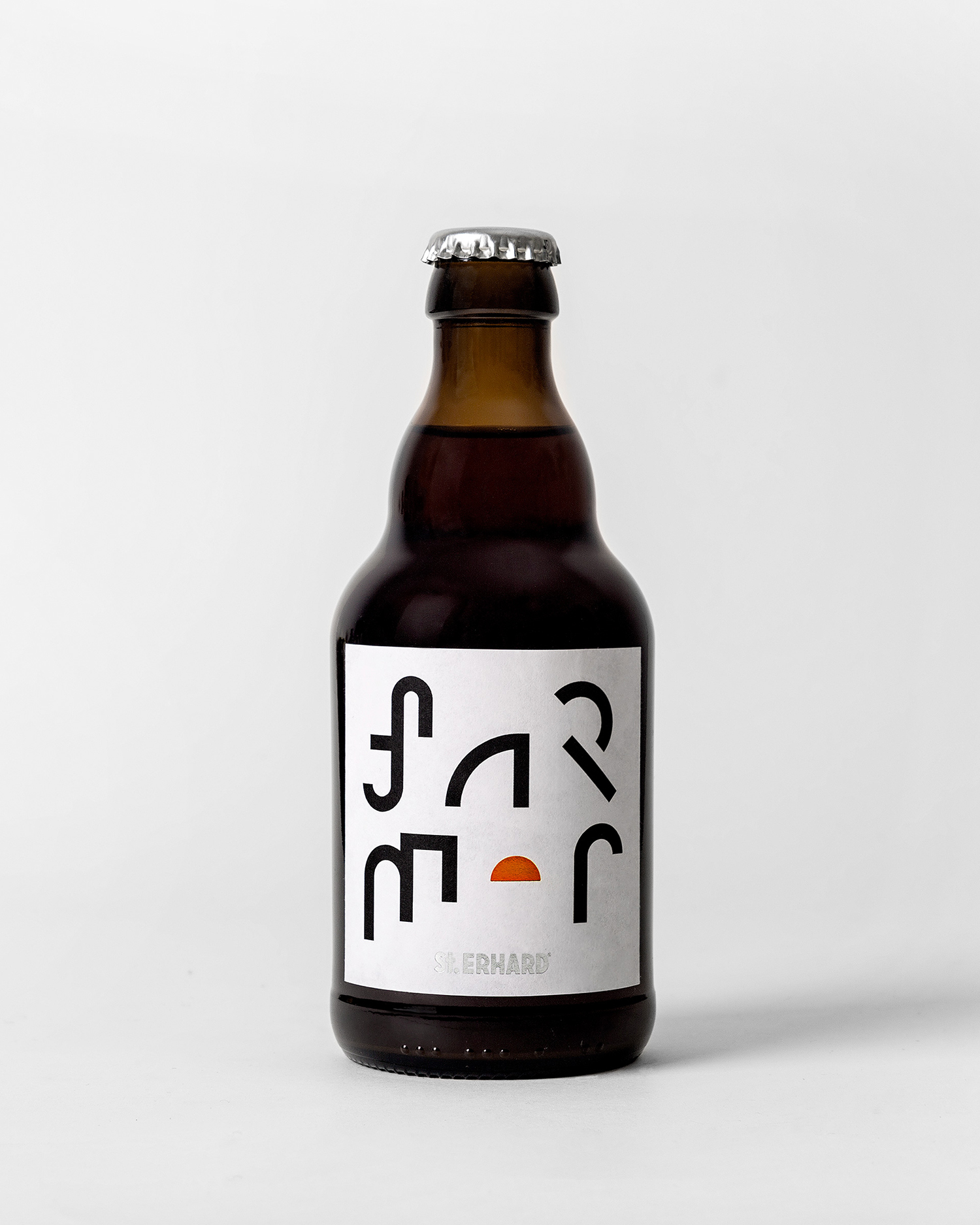 New label design by Swedish studio for three distinct beers from German brewery St Erhard