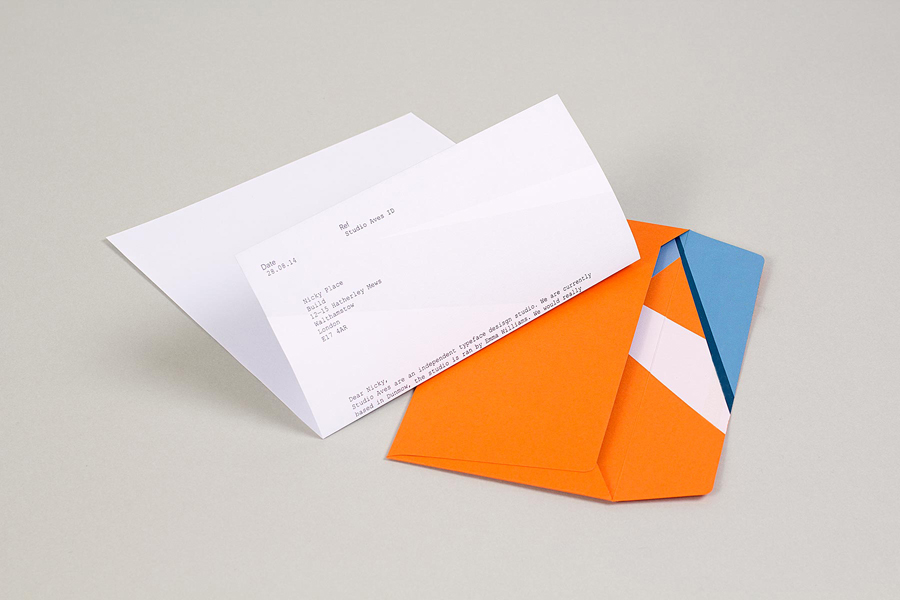 Visual identity and stationery designed by Build for British typographic design studio Studio Aves.