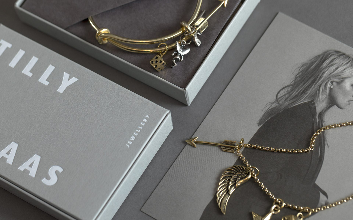 Logotype, print, packaging and art direction by Bond for London-based Tilly Sveaas Jewellery