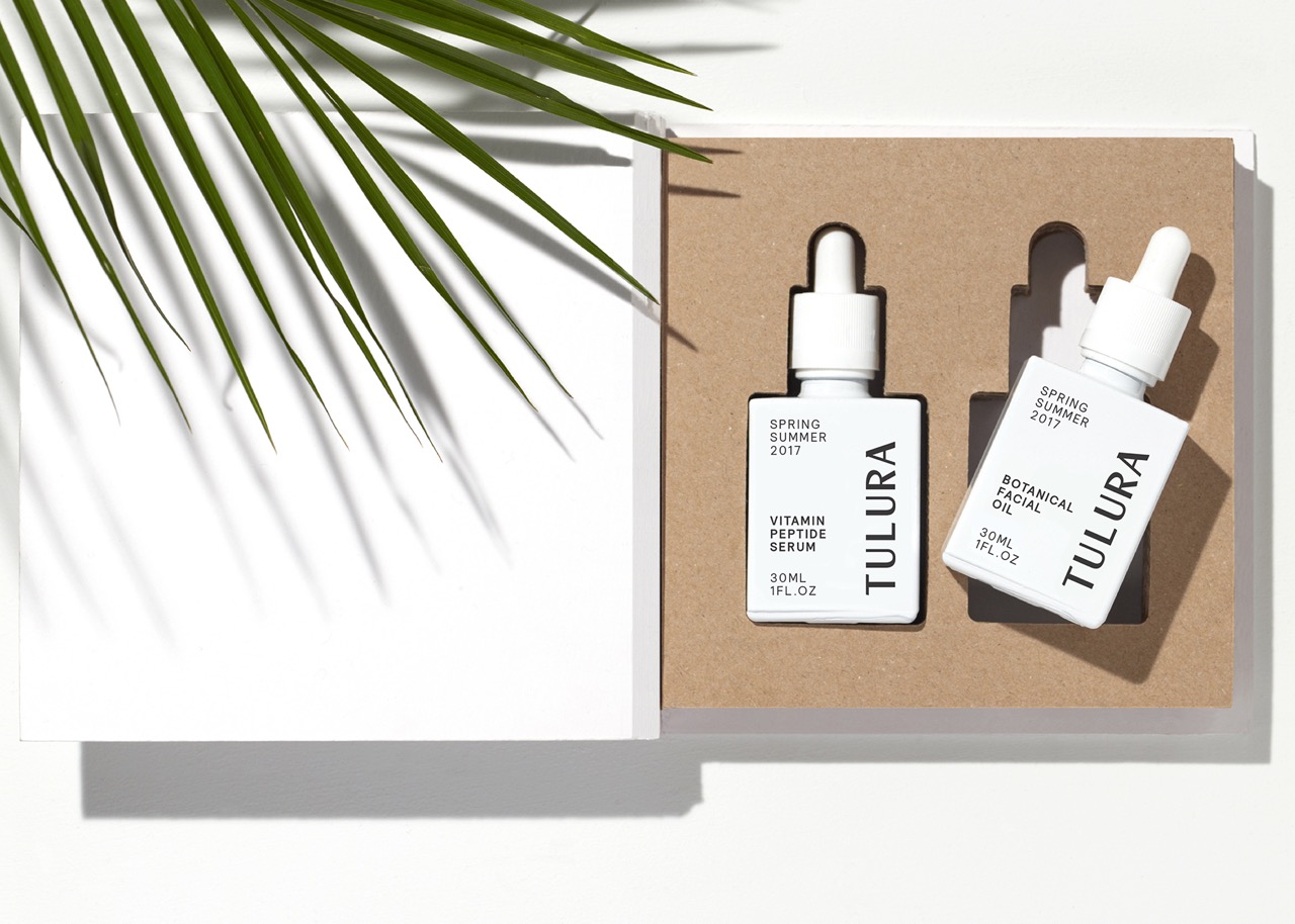 Logotype, branding and packaging by Leeds-based design studio Build for New York skincare brand Tulura