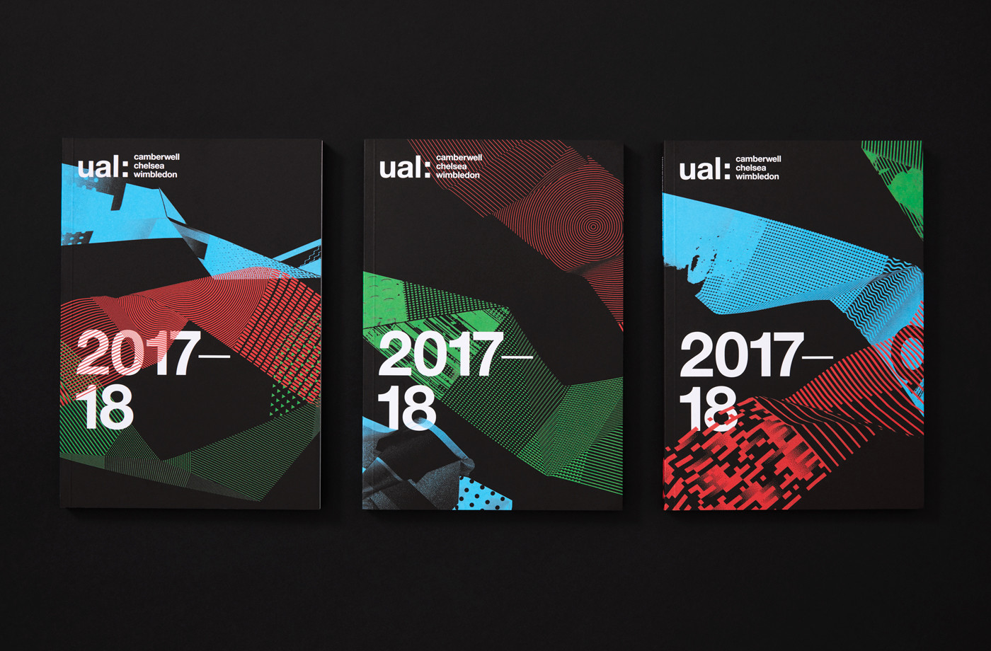 Brochures by Spy for the University of the Arts London 2016–17 campaign