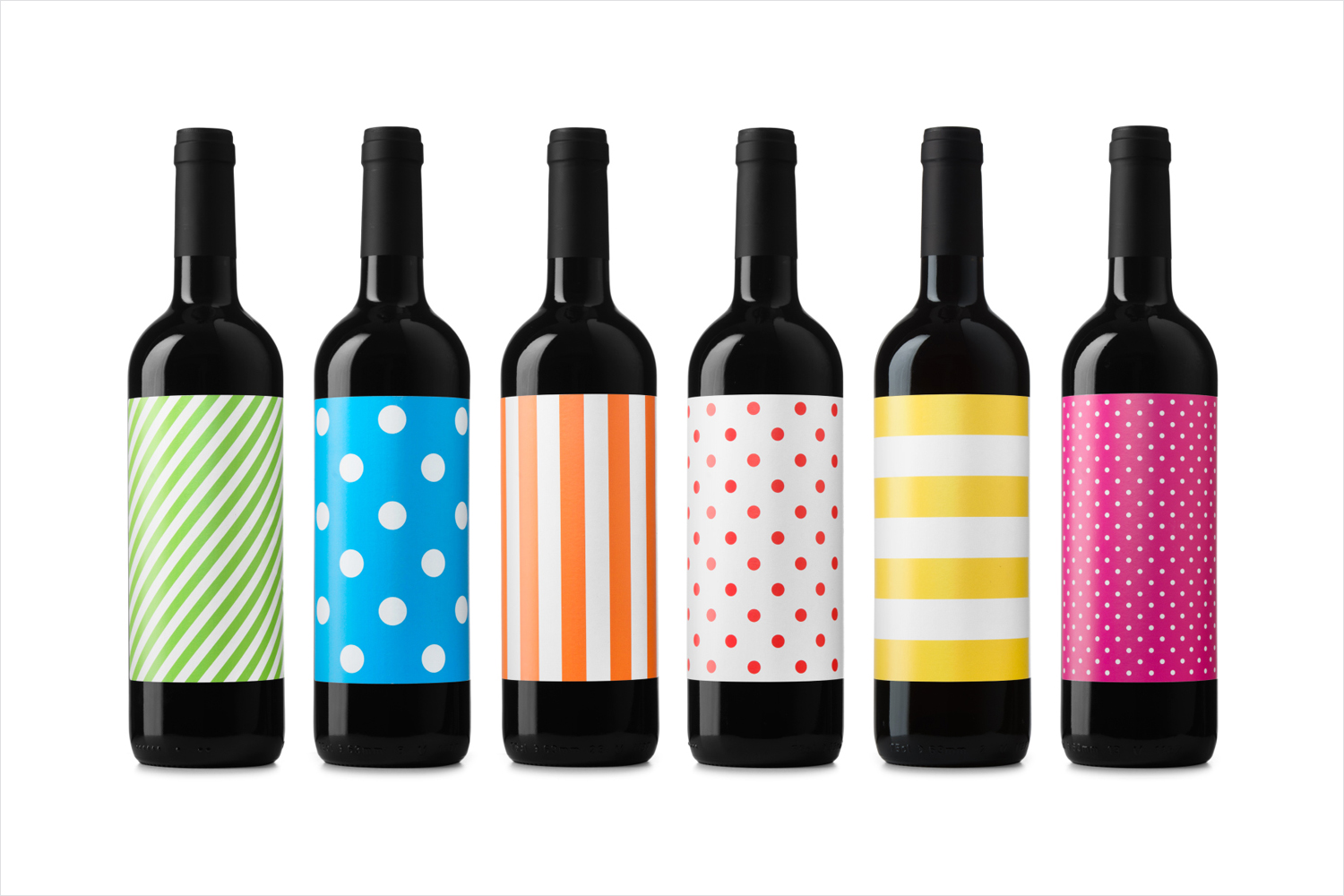 Packaging design by Barcelona-based studio Atipus for Vi Novell 2016, a young wine from producer Celler Masroig