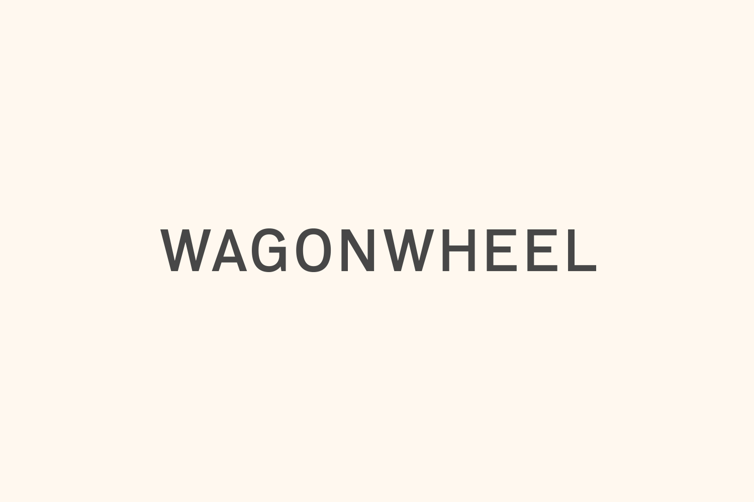 Logotype for Nashville-based boutique real estate title and escrow company Wagon Wheel designed by Perky Bros.