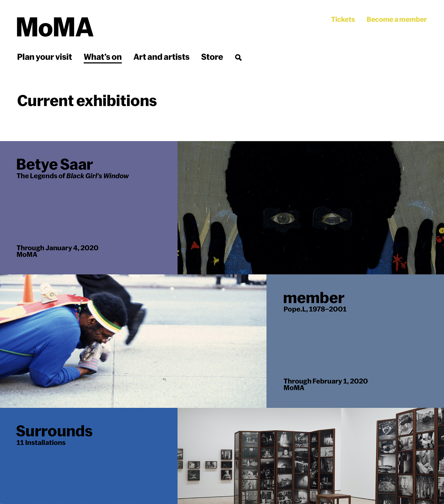 New graphic identity system designed by New York-based Order for MoMA