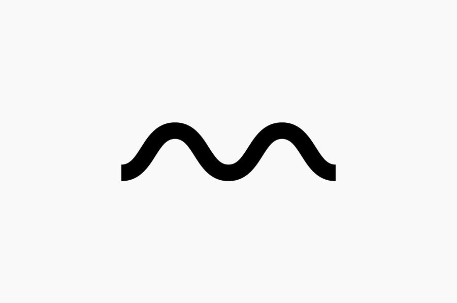 Waveform logo designed by Face for tour management agency Motion Musicv