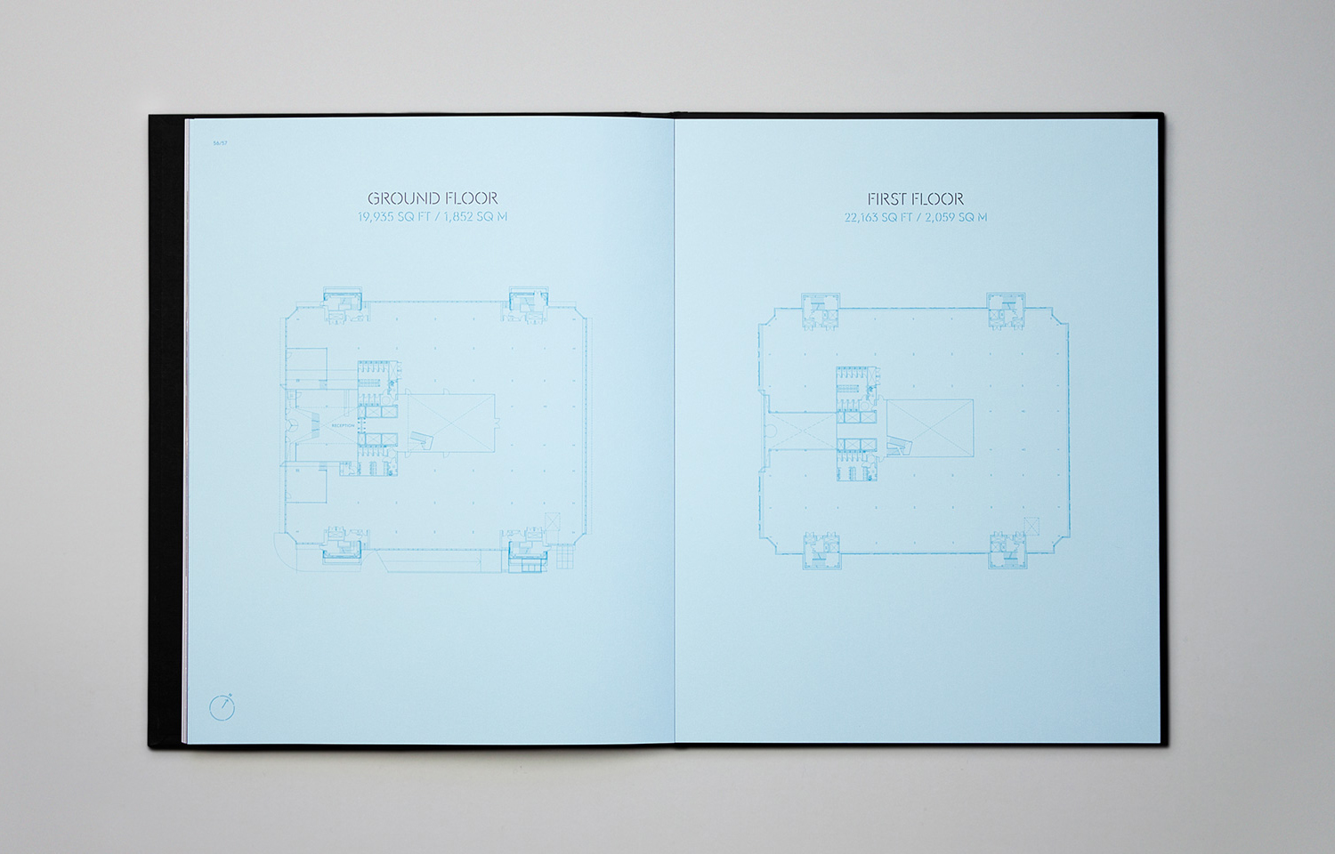 Brand identity and brochure for Hammersmith property development Assembly by Blast, United Kingdom