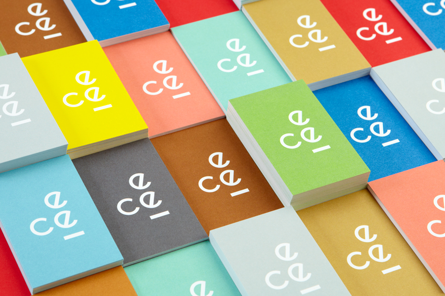 Logo and business card design by Blok for LA based education organisation the Coalition for Engaged Education (CEE)