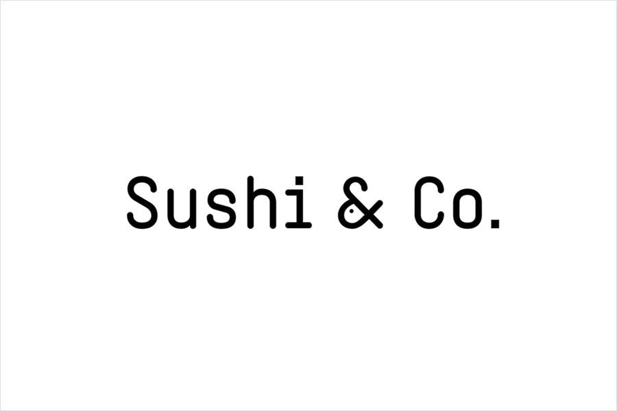Clever Creative & Minimal Logo Designs – Sushi & Co by Bond