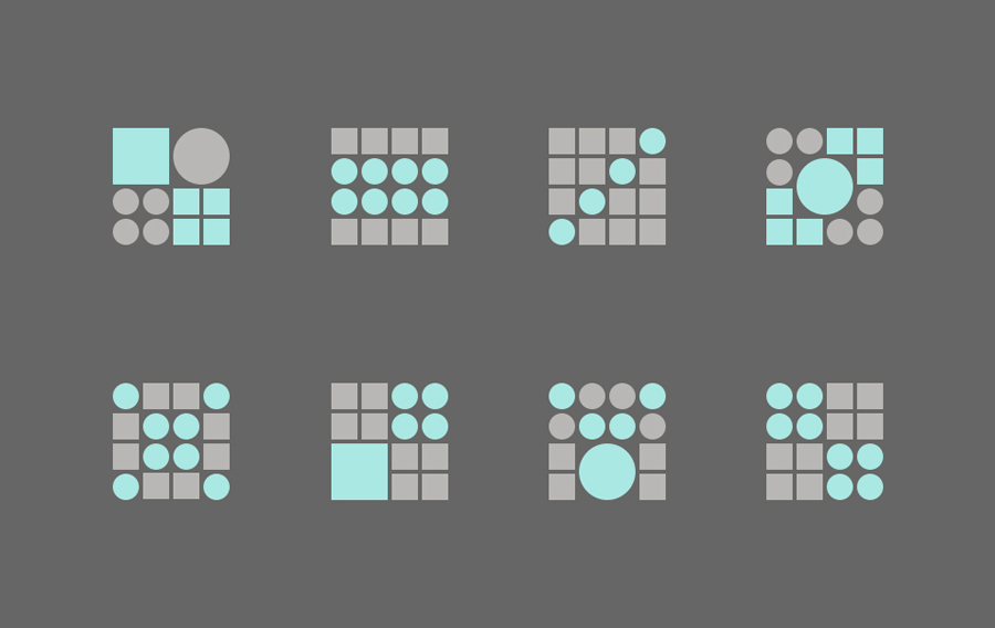 Patterns designed by Trüf for investment firm Echo Capital