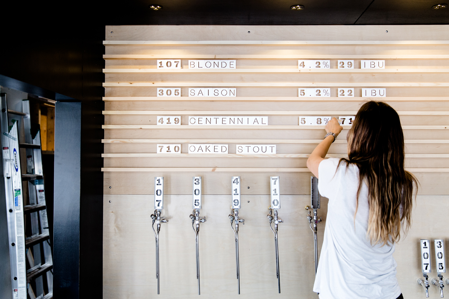 Type and signage by Canadian graphic design studio Post Projects for Faculty Brewing Co. 