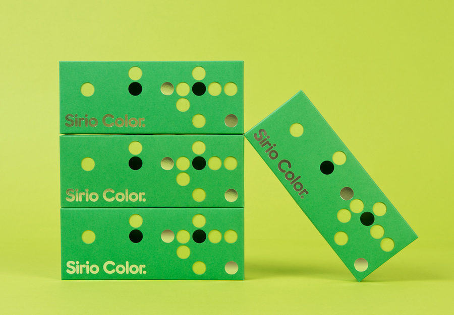 Packaging for paper manufacturer Fedrigoni's Sirio Color range designed by Design Project