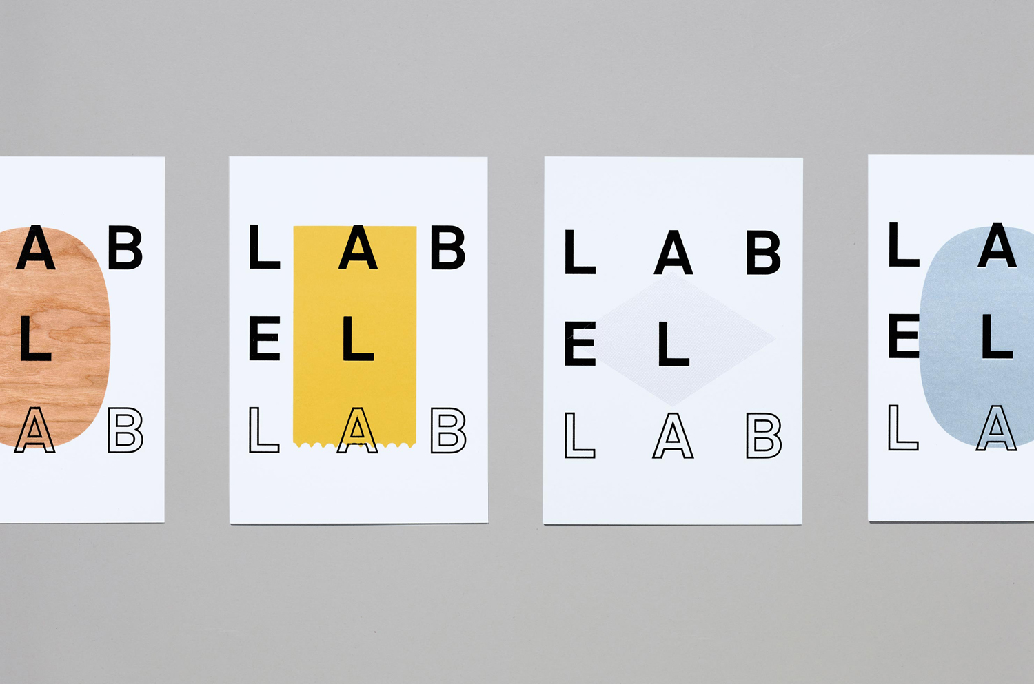 Logotype and invitation by TM for Label Lab, The Forum for Label and Packaging Innovation, hosted by Arconvert.
