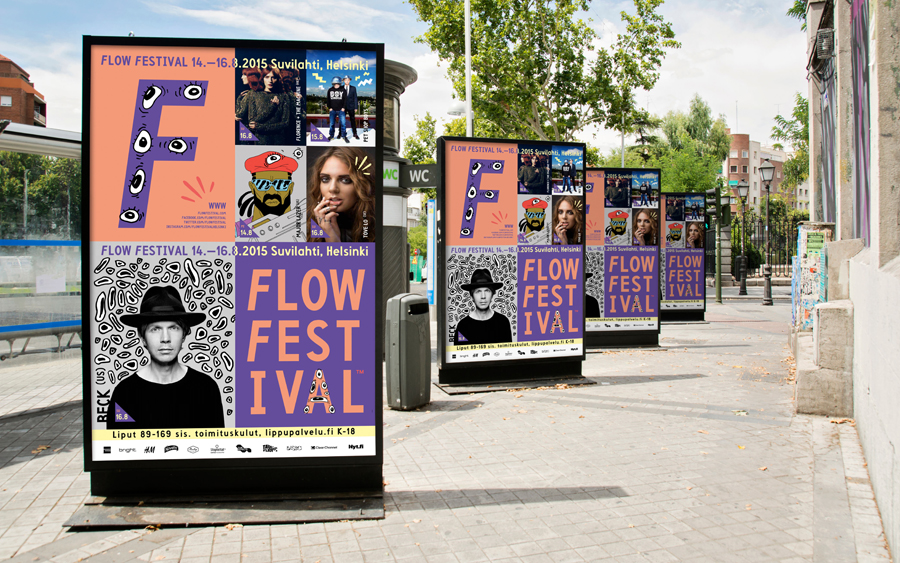 Branding for Flow Festival by Bond, Finland