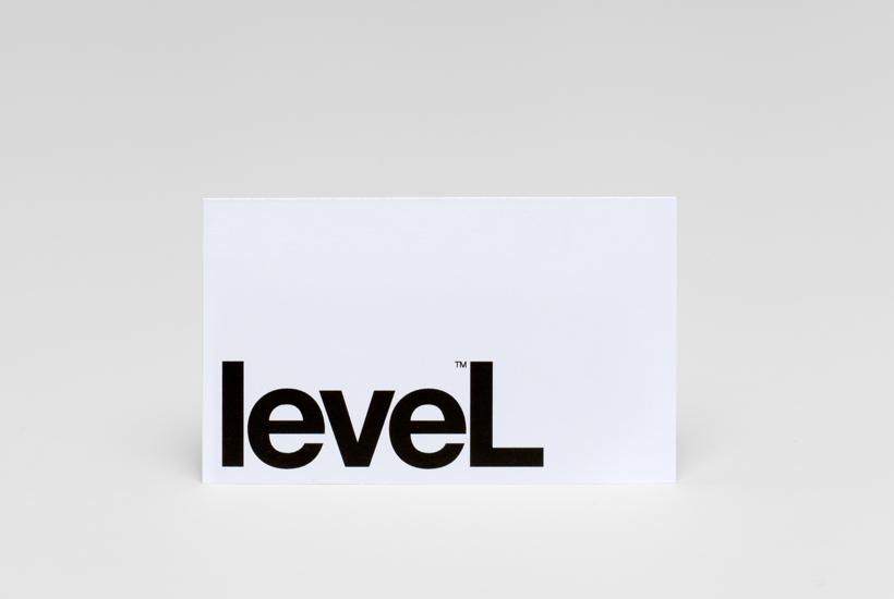 Logotype and business card designed by Studio Hi Ho for Level Improvements