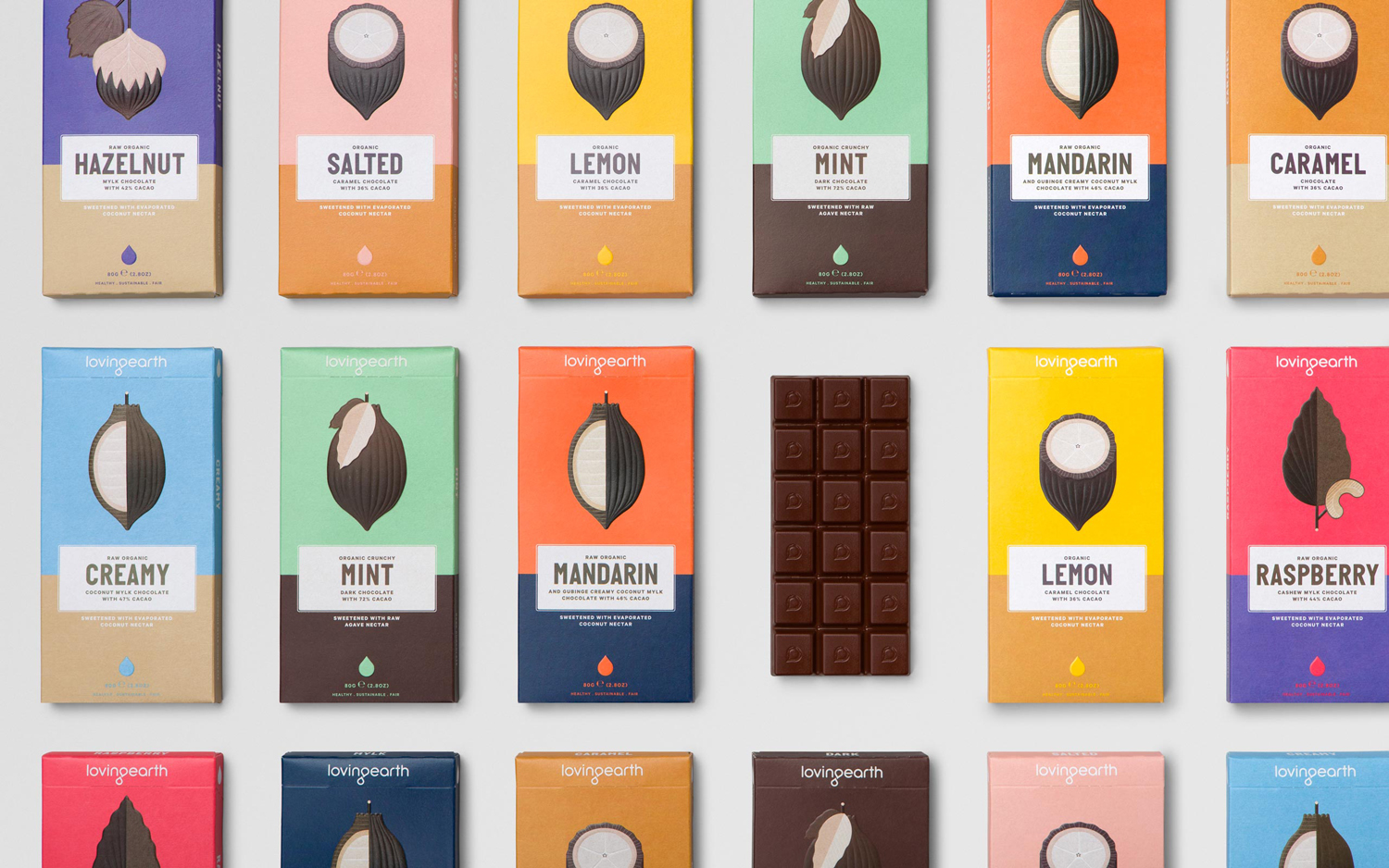 Australian Packaging Design – Loving Earth by Round, Melbourne