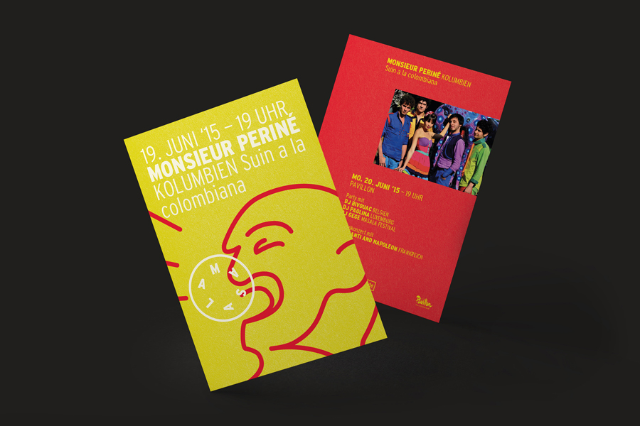 Flyers designed by Hardy Seiler for German multi-cultural music festival Masala