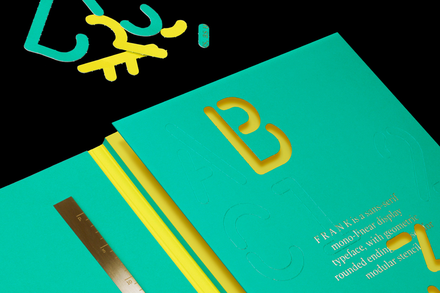 Launch campaign designed by Bunch for the launch of the limited edition typeface MG Frank