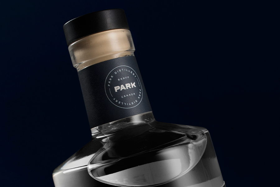 Package design for Park Vodka by Canadian graphic design studio Glasfurd & Walker via BP&O A Packaging Design Blog.