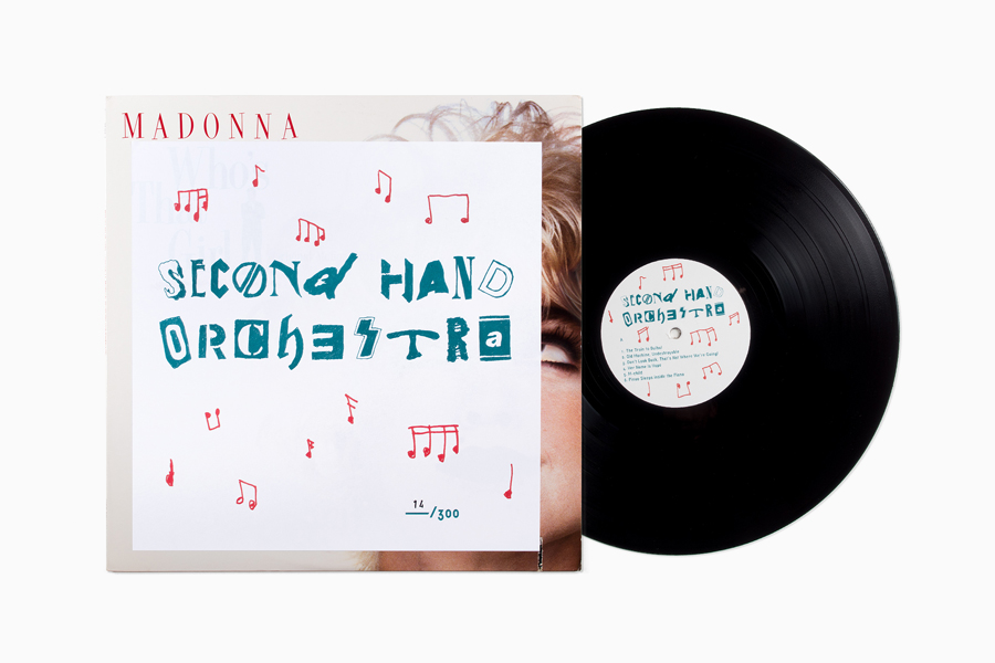 Record sleeve for Second Hand Orchestra by Stockholm based graphic design studio Bedow