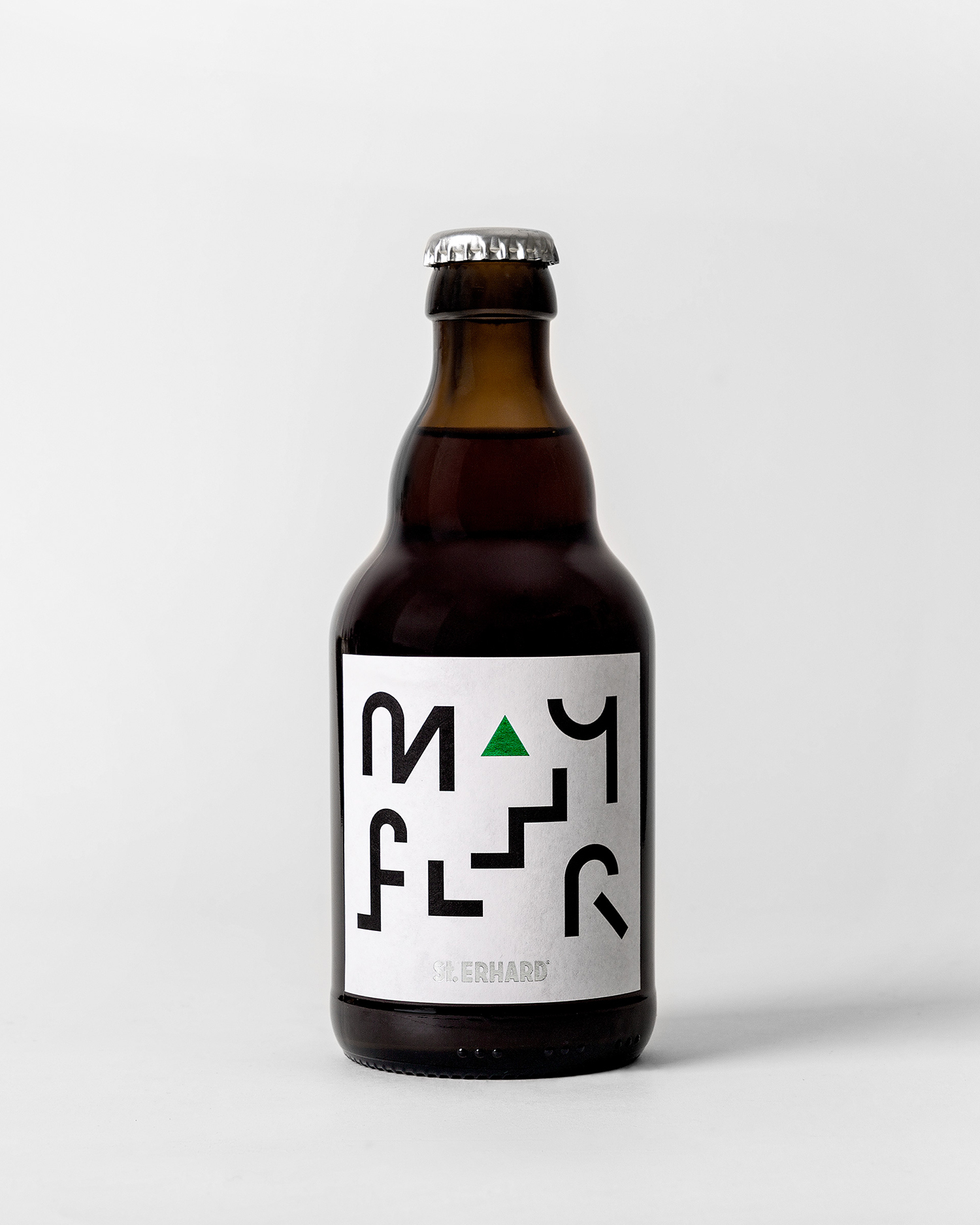 New label design by Swedish studio for three distinct beers from German brewery St Erhard