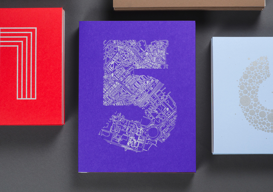 Cover and editorial design for Thinking 5 Issue 5 by graphic design studio Strategy