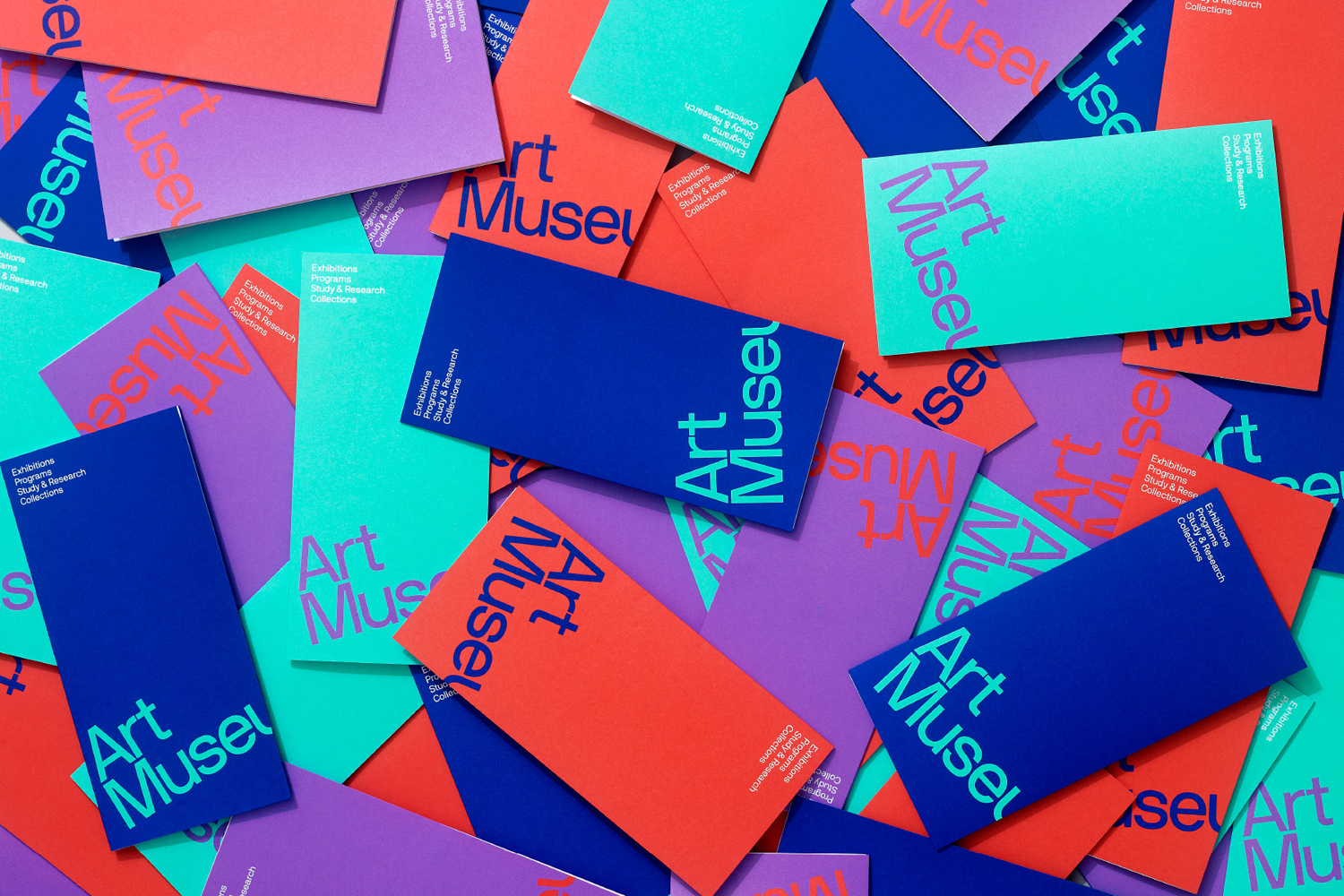 Multi-coloured Branding – Art Museum by Underline Studio, Canada