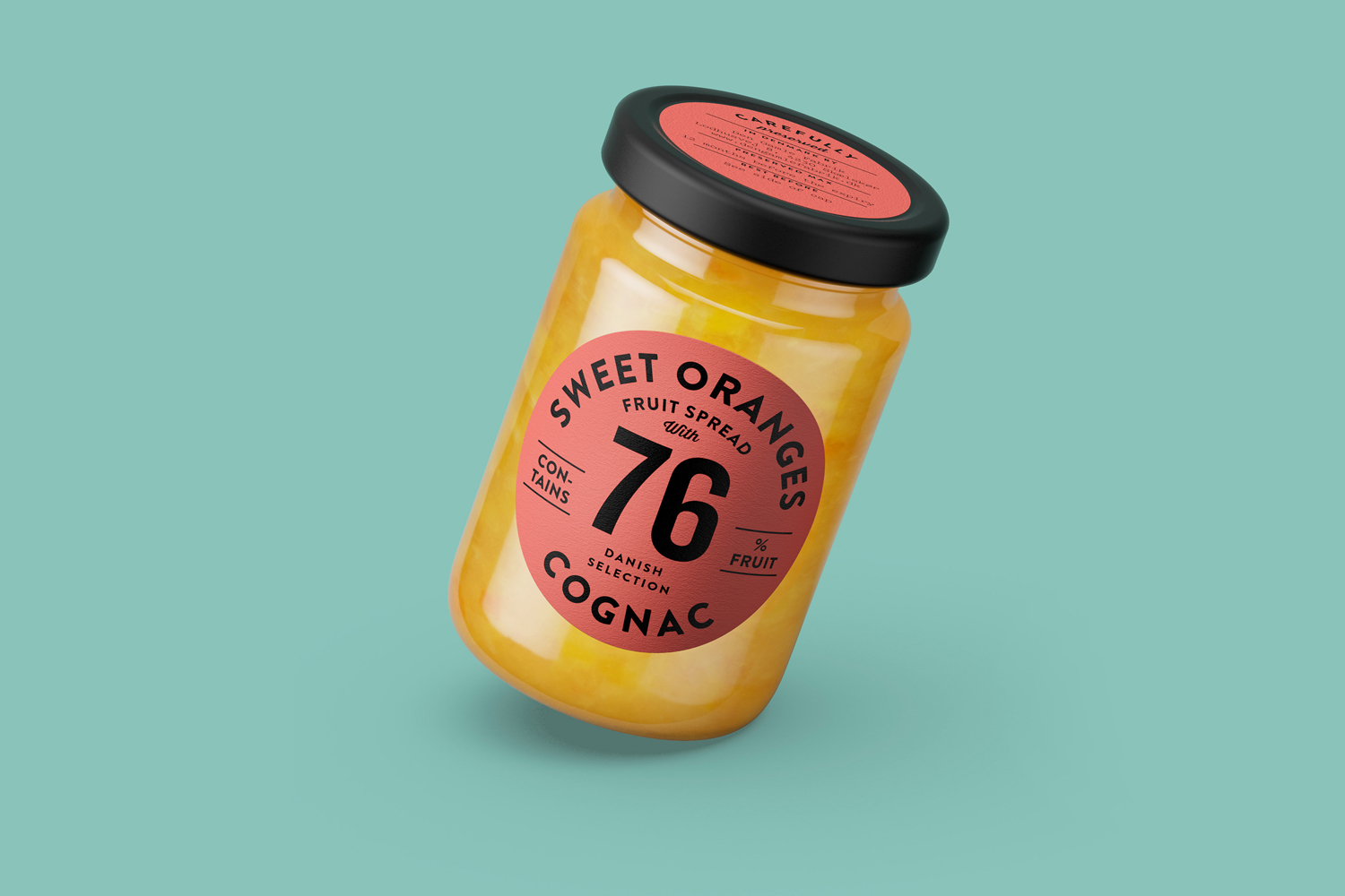 Package design for fruit spread range Danish Selection by Kontrapunkt