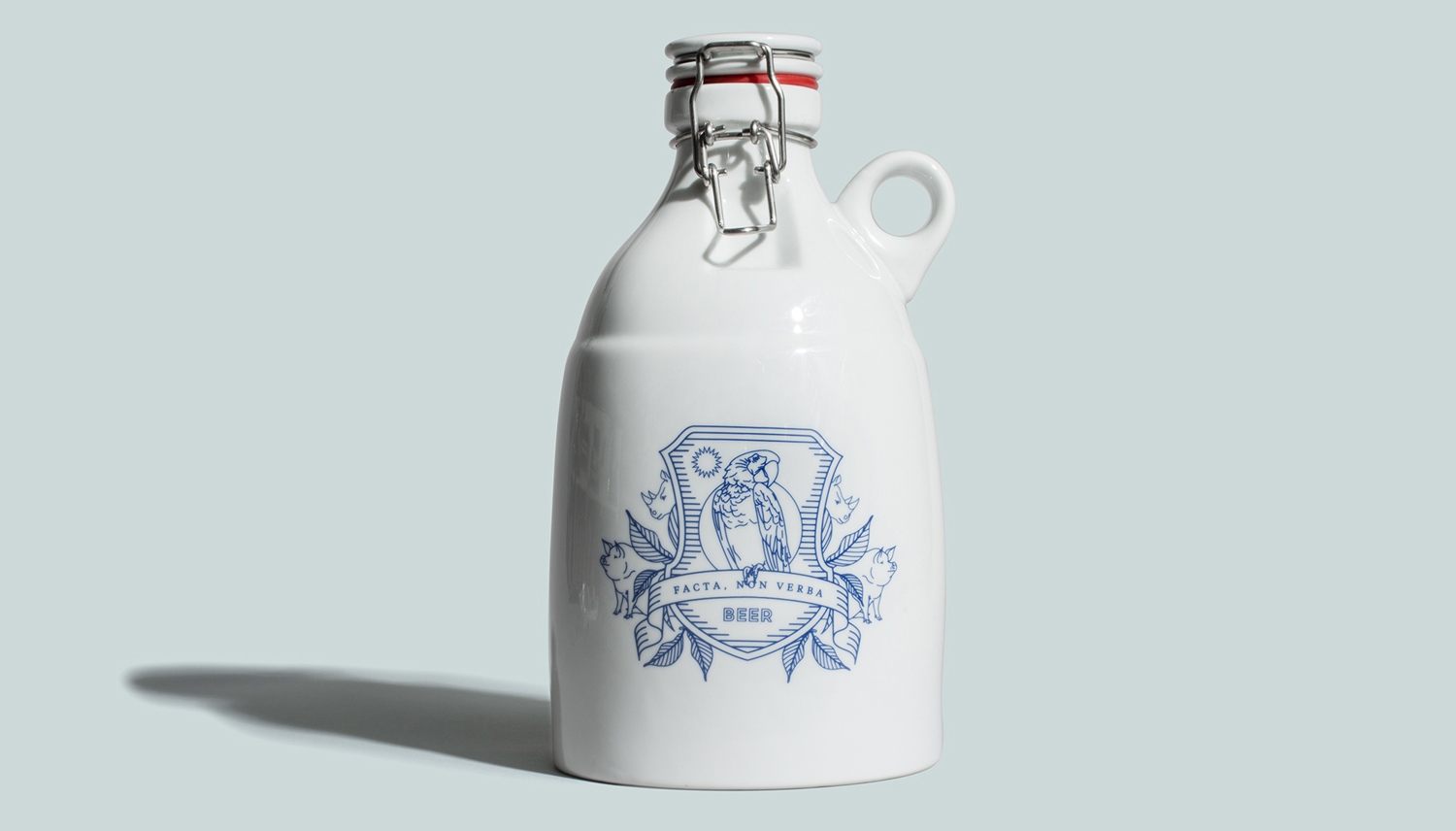 Branded growler designed by Glasfurd & Walker for US and Canadian restaurant chain prototype Earls.67