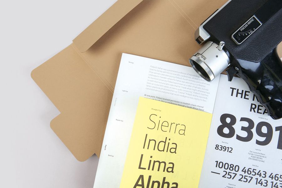 Print and campaign designed by Believe In for the launch of font family Silas and Silas Slab from British type foundry Fontsmith