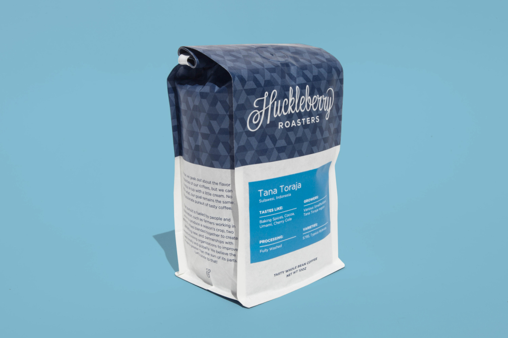 New Packaging for Huckleberry Roasters by Mast — BP&O
