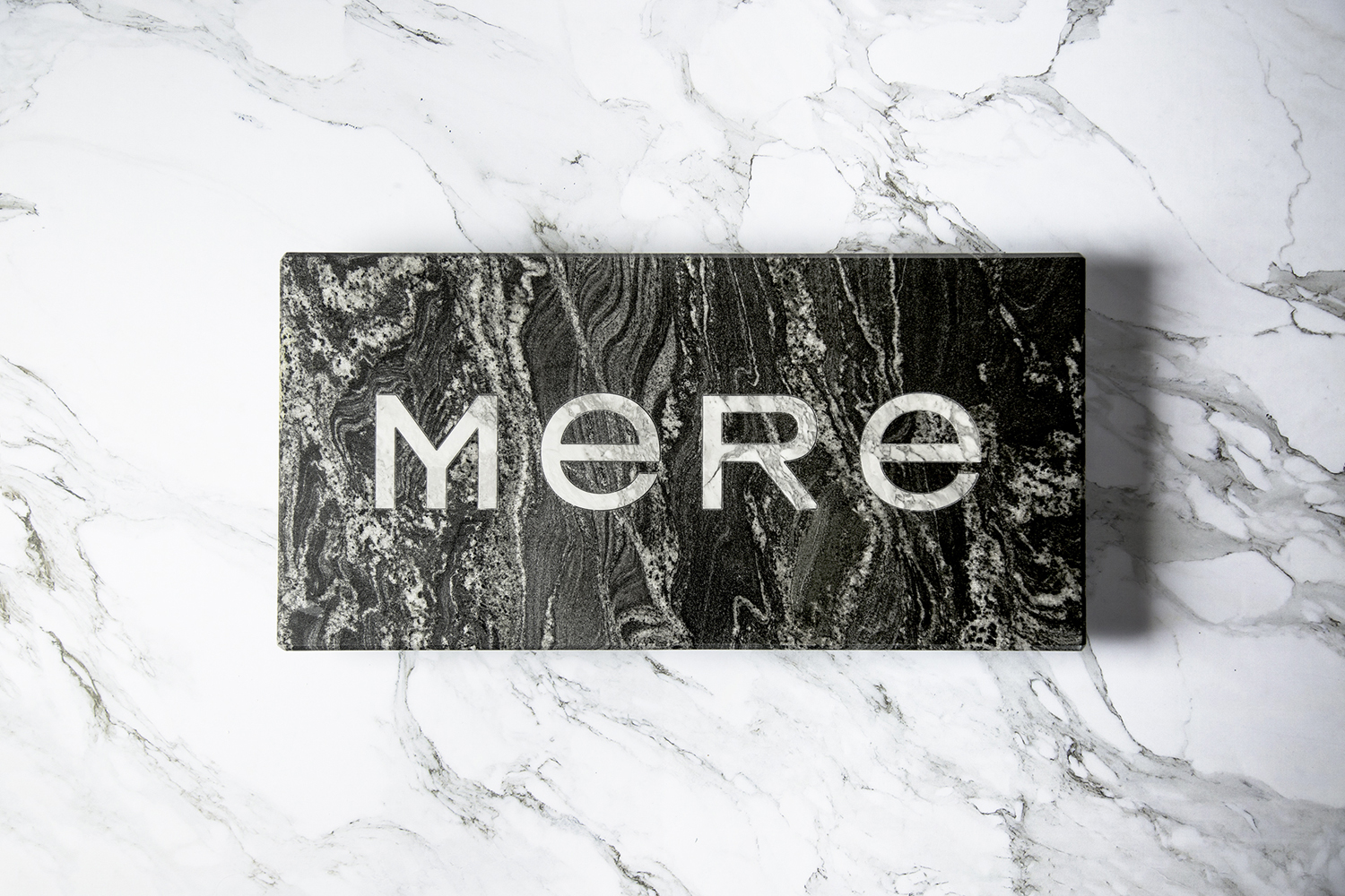 Logotype by Bibliothèque for Monica Galetti's new London restaurant Mere