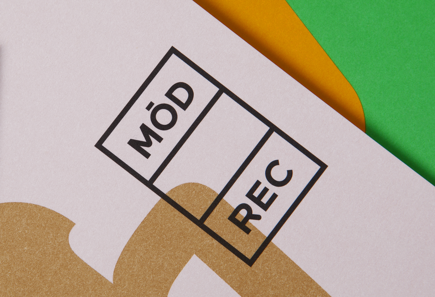 Graphic identity and print by Blok for subscription coffee service Modern Recreation