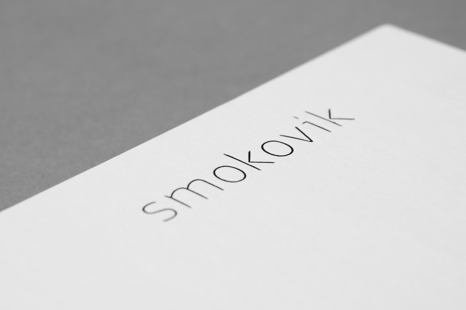 Branding by Studio8585 for Croatian property development Smokovik 